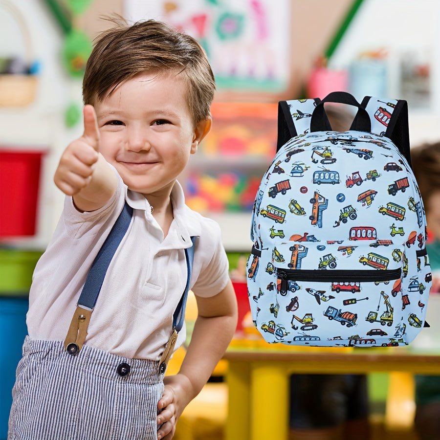 Cheerful Car Backpack for Kids - For Adventurous School Days