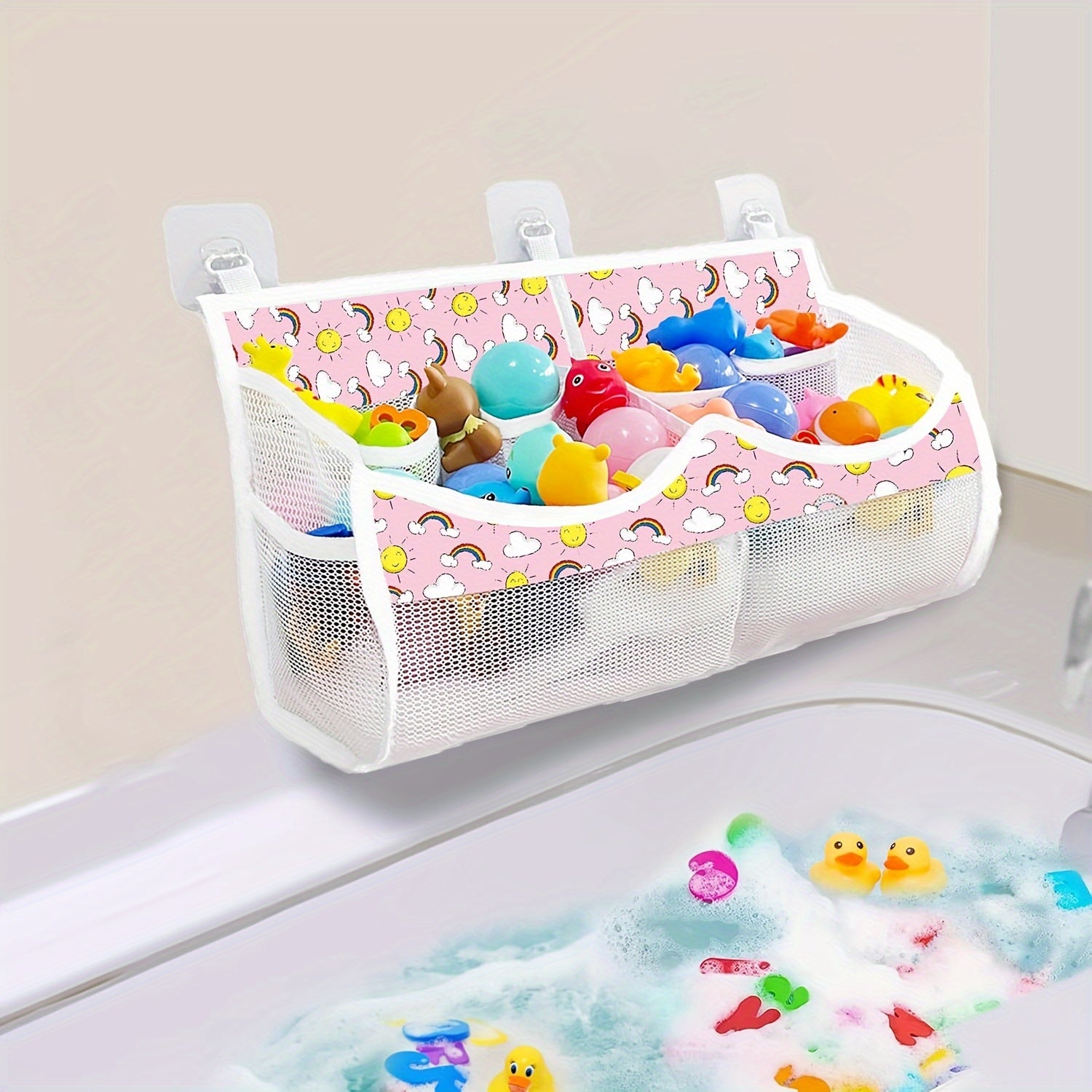 Mesh Bath Toy Organizer - Perfect for Tidiness