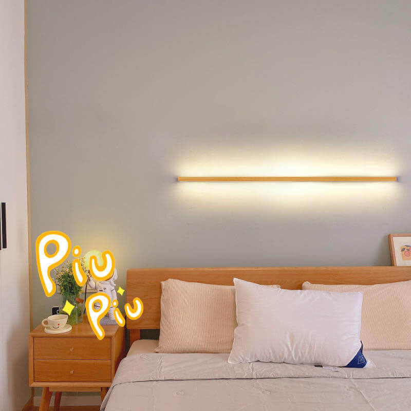 Minimalist Wooden Wall Lamp – Atmospheric Lighting for Any Space