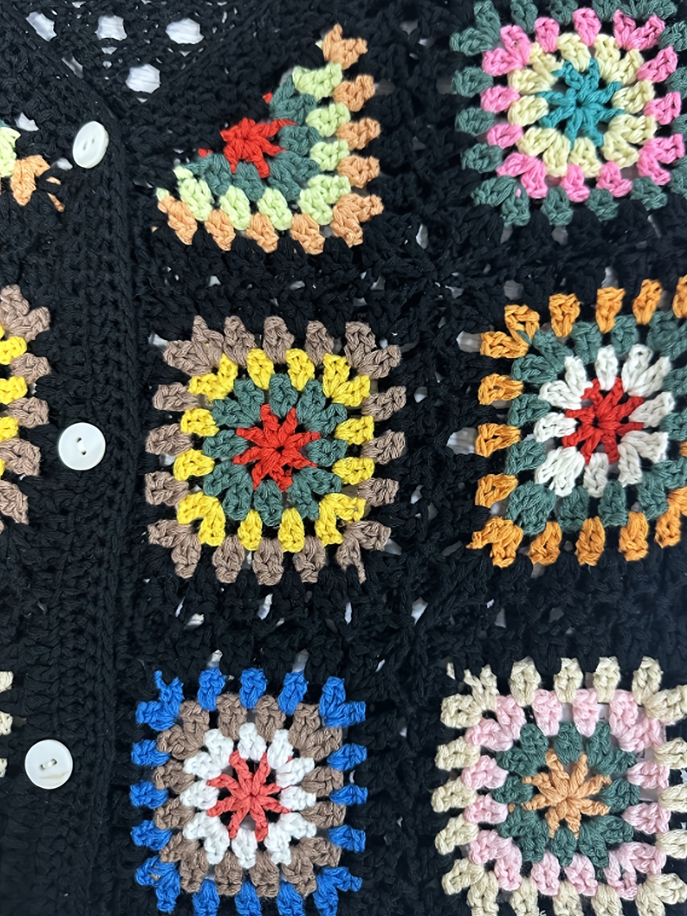 Bohemian Handmade Crochet Dress – Colorful and Comfortable