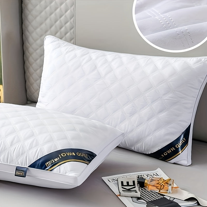 Sleep Comfort Set - 2 Hypoallergenic 3D Pillows for Hotel Quality Sleep