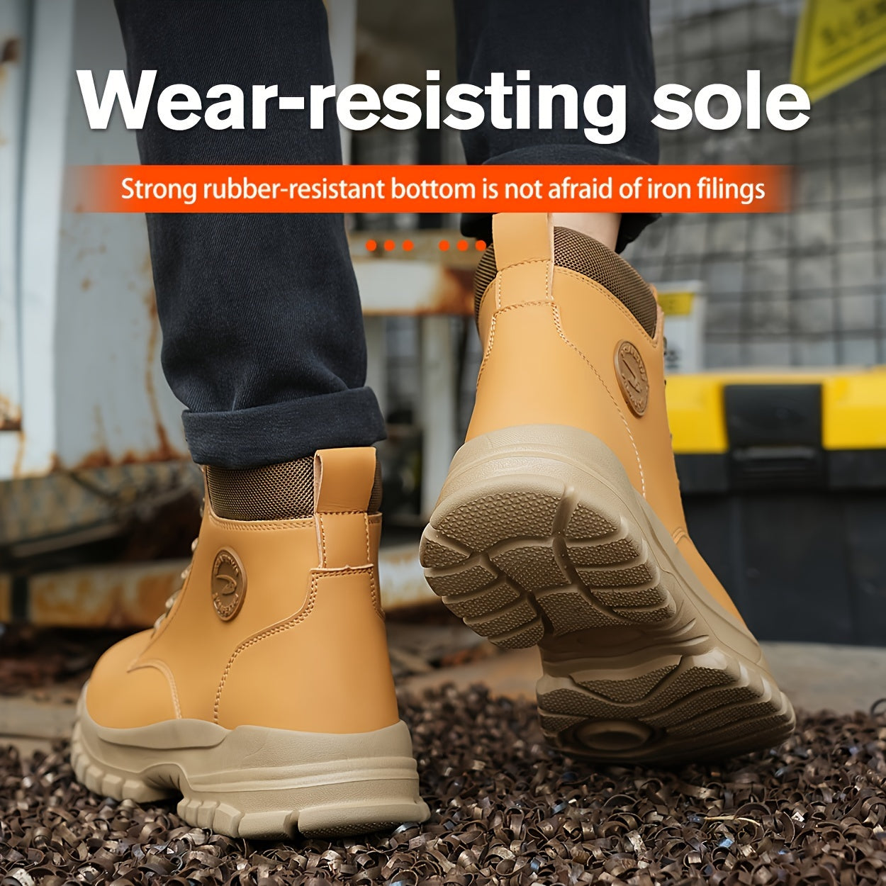 Robust Safety Work Boots with Steel Toes – Durable and Comfortable for Work and Industry
