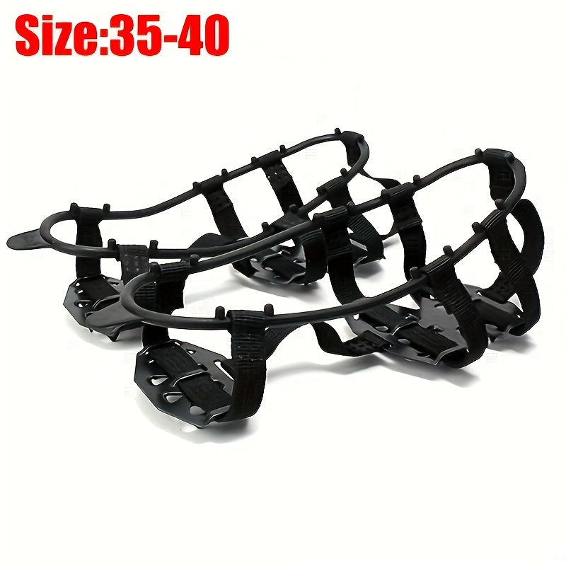 24-Tooth Anti-Slip Crampons – Perfect for Hiking, Climbing, and Winter Sports