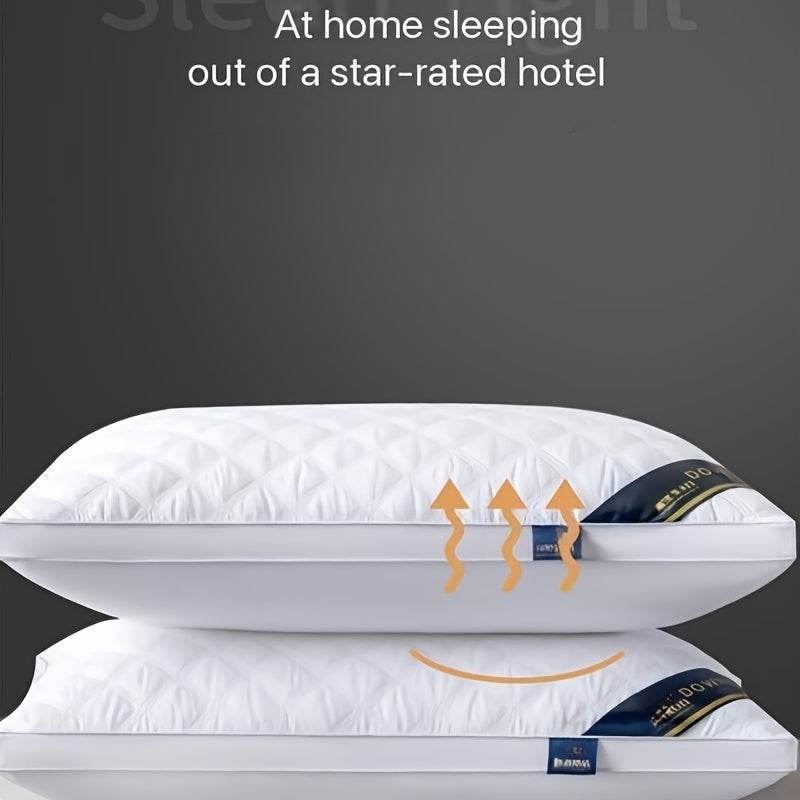 Sleep Comfort Set - 2 Hypoallergenic 3D Pillows for Hotel Quality Sleep