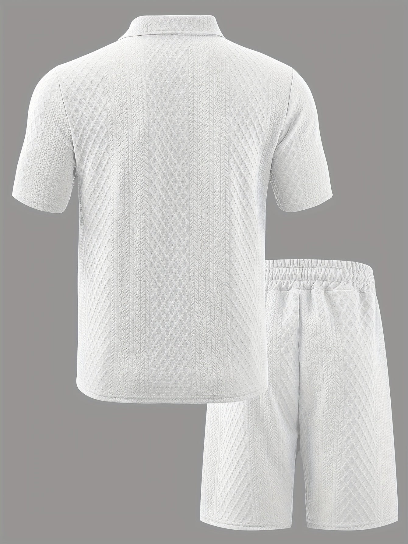 Stylish Jacquard Men's Set – Comfortable and Trendy