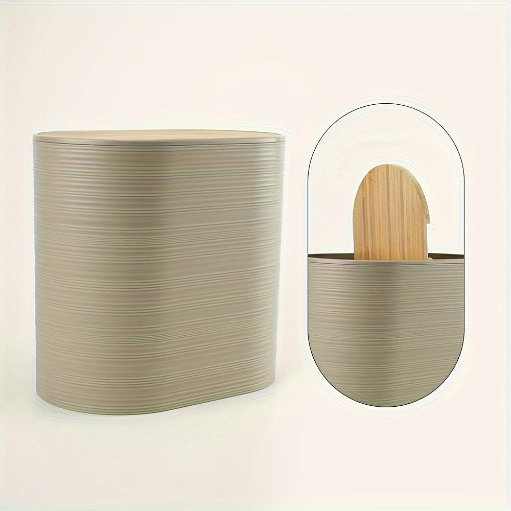 Modern Bathroom Set with Bamboo Accents – Organized and Elegant in One