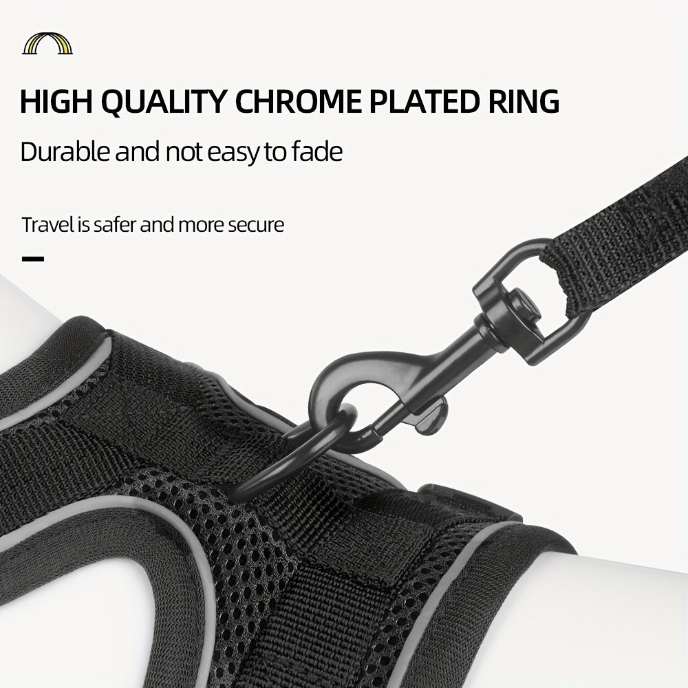 Reflective Cat Harness and Leash Set – Ideal for Walking and Training