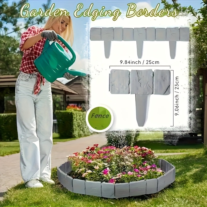 Stone Look Garden Edge Set – Practical and Decorative