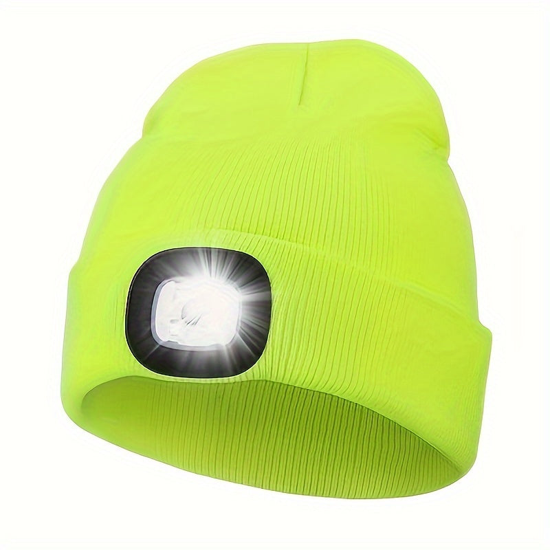 Unisex Beanie with LED Light – Handy Lighting for Evening Walks