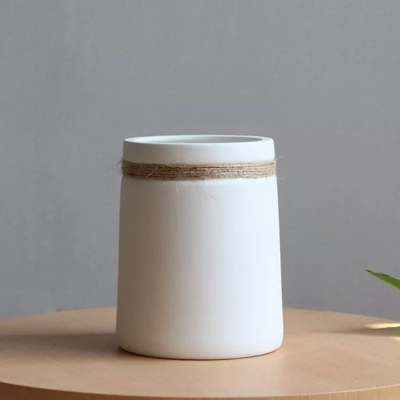 Natural Jute Vase - Stylish Decoration for Home