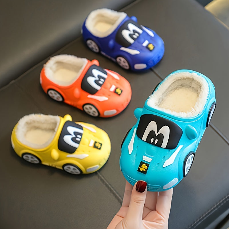 Joyful Car Slippers for Kids - Playful and Comfortable for Home