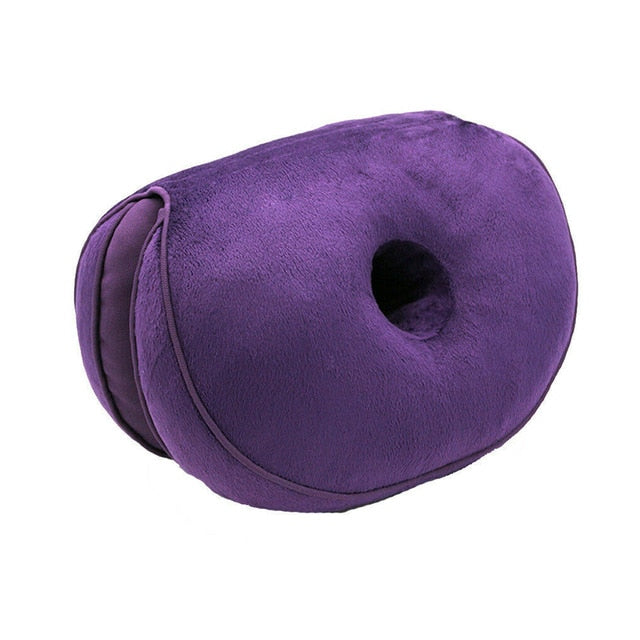 DualComfort Seat Cushion – Ergonomic Support for Back and Hips