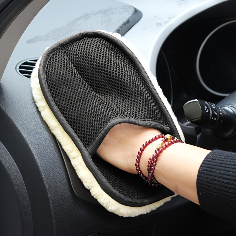 Ultra Soft Microfiber Cleaning Glove - Perfect for Car Maintenance