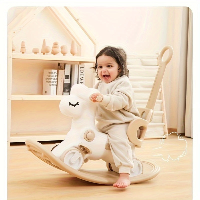 2-in-1 Baby Rocking Horse and Balance Bike - Safe and Fun Toy