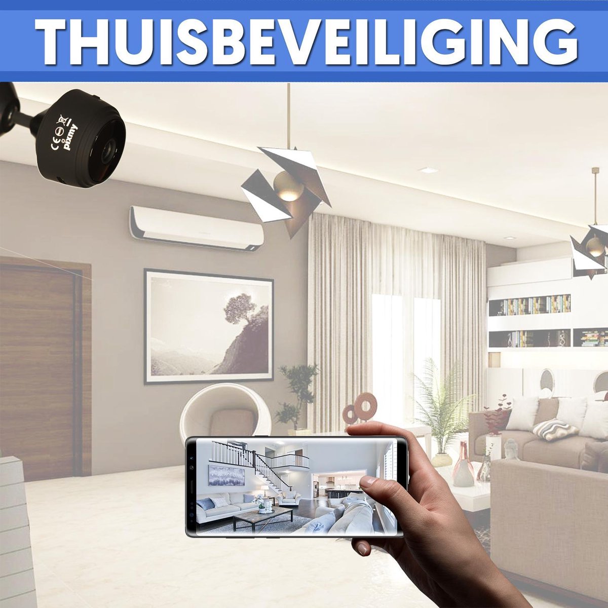 SecureCam - Mini Security Camera - HD - 1080P - Wireless