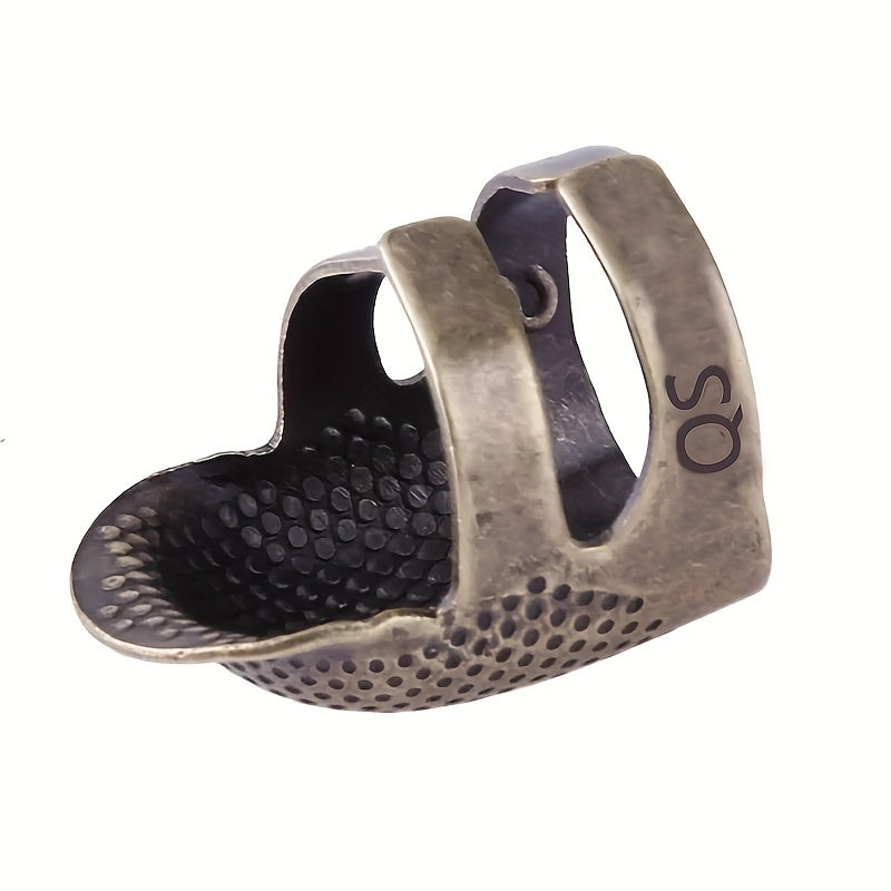Vintage Metal Thimble – Sturdy Protection for Sewing