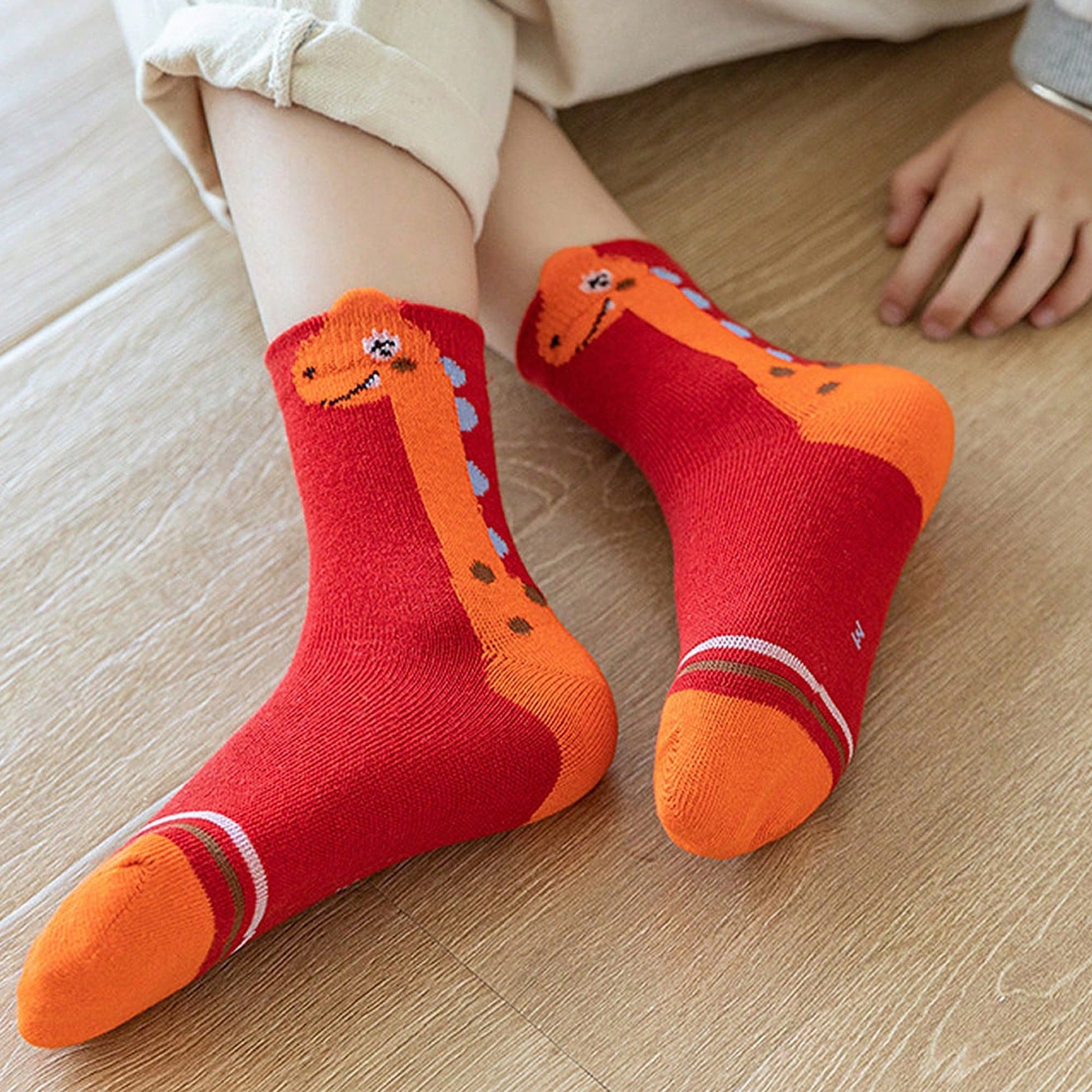 Dino Adventure Kids Socks - For Comfort and Playfulness
