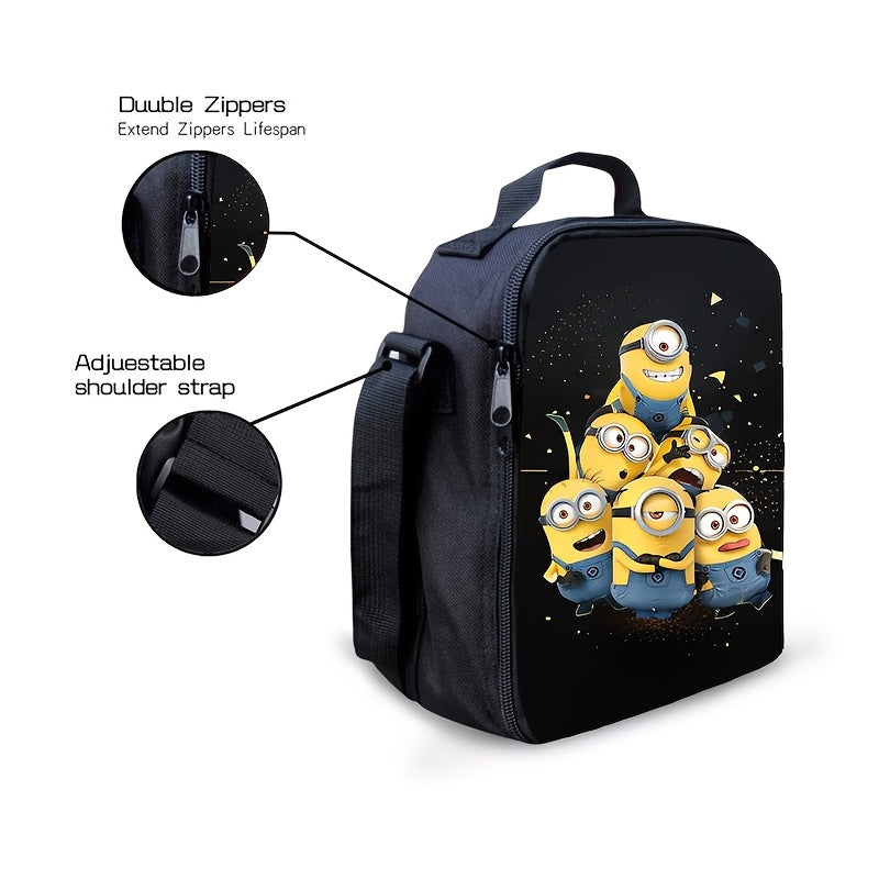 Minions School Set - Backpack, Lunch Bag & Pencil Case for Kids