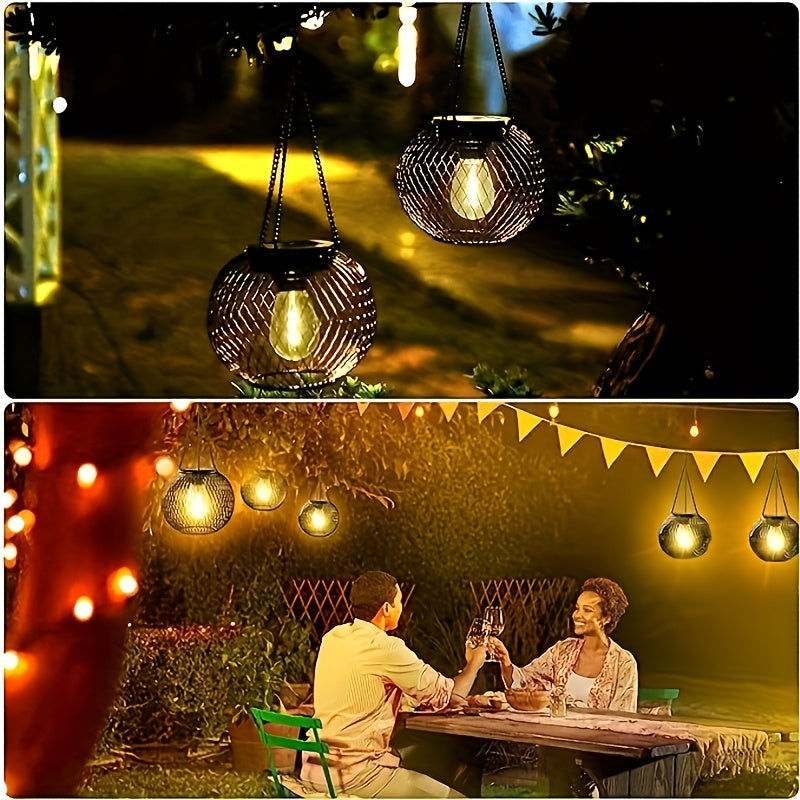 Wooden Solar Garden Lantern – Ideal for Evening Lighting in the Garden