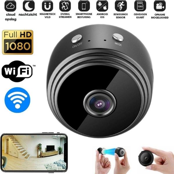 SecureCam - Mini Security Camera - HD - 1080P - Wireless