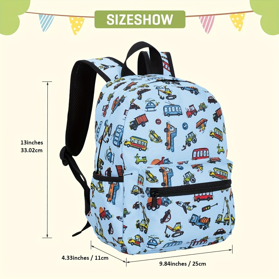Cheerful Car Backpack for Kids - For Adventurous School Days