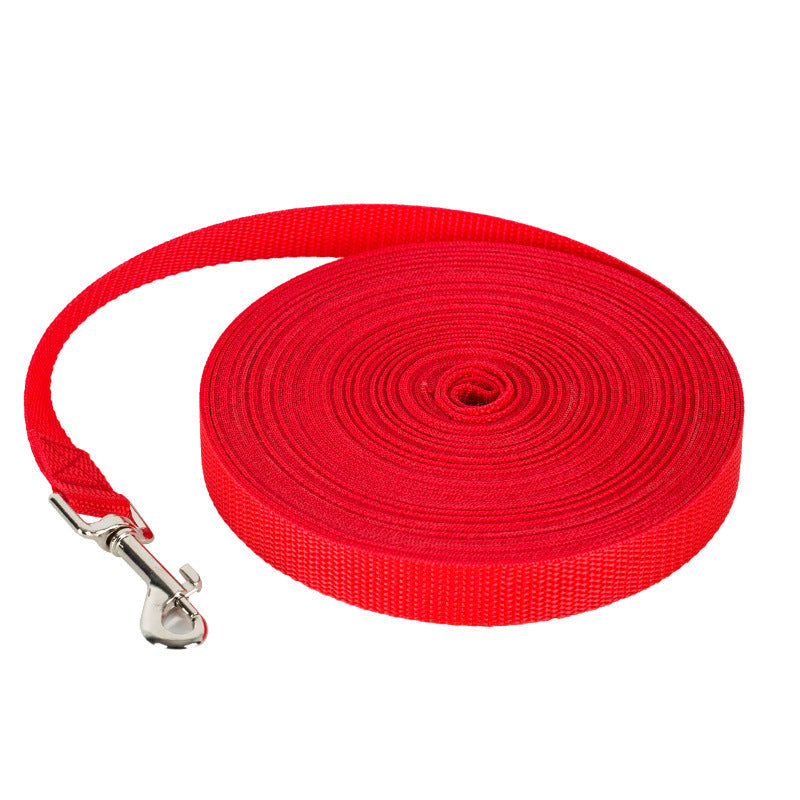 Long Nylon Dog Leash – Perfect for Training and Outdoor Activities