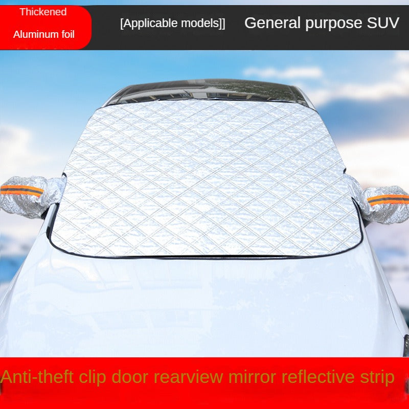 Universal Car Windshield Cover – Protection Against Sun and Snow