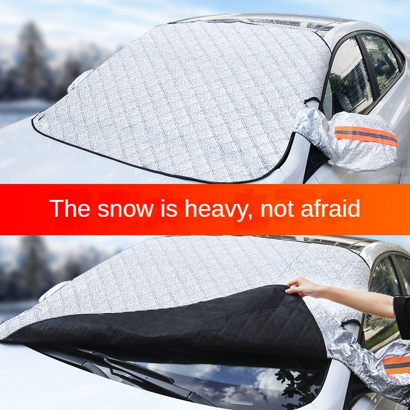 Universal Car Windshield Cover – Protection Against Sun and Snow