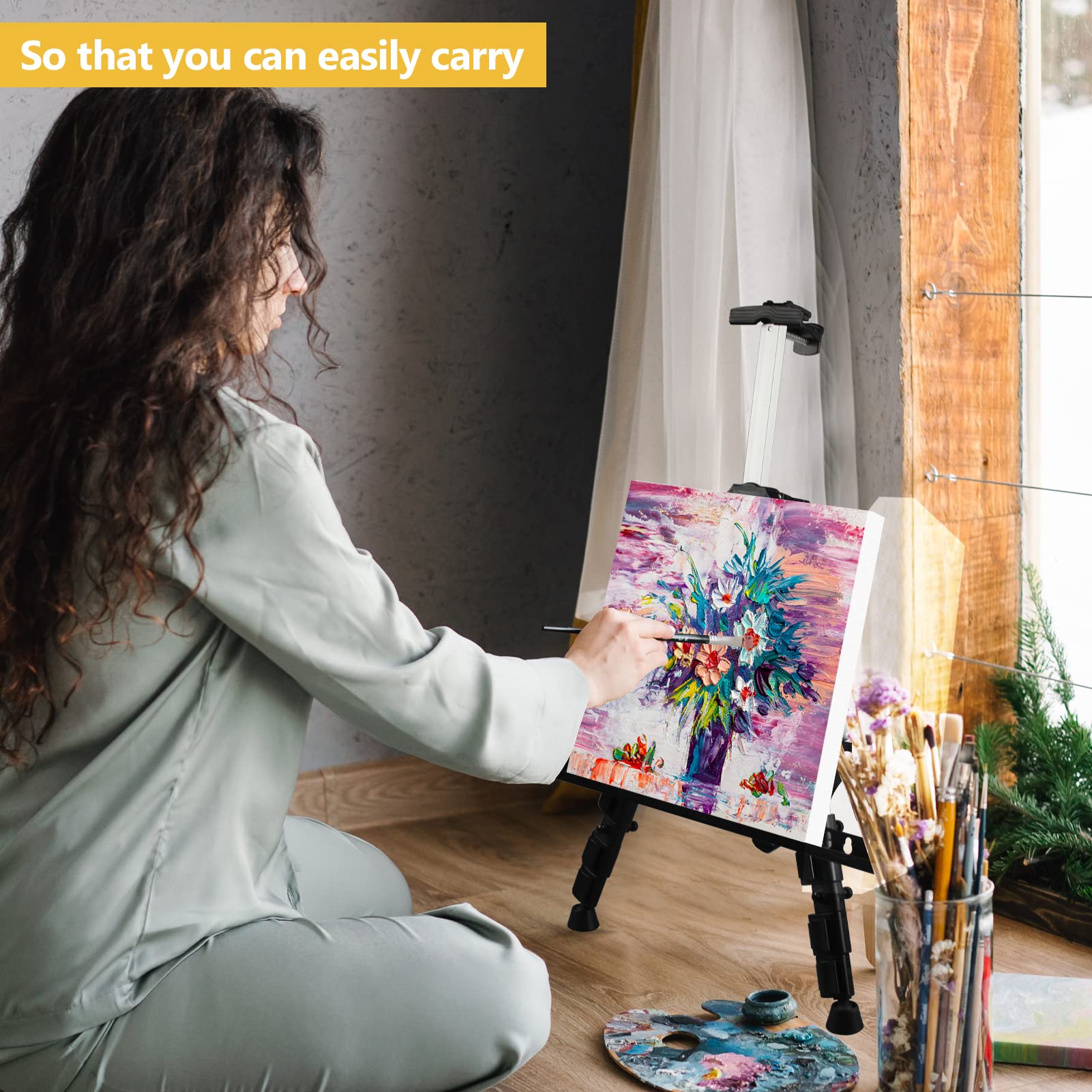 Adjustable Metal Easel – Practical and Easy to Carry