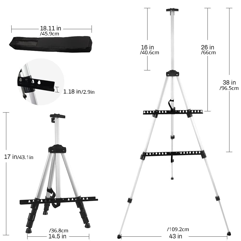 Adjustable Metal Easel – Practical and Easy to Carry