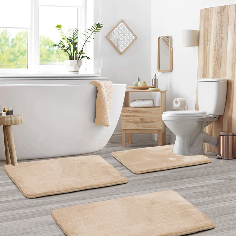 Soft Memory Foam Bath Mat Set - For Comfort and Luxury