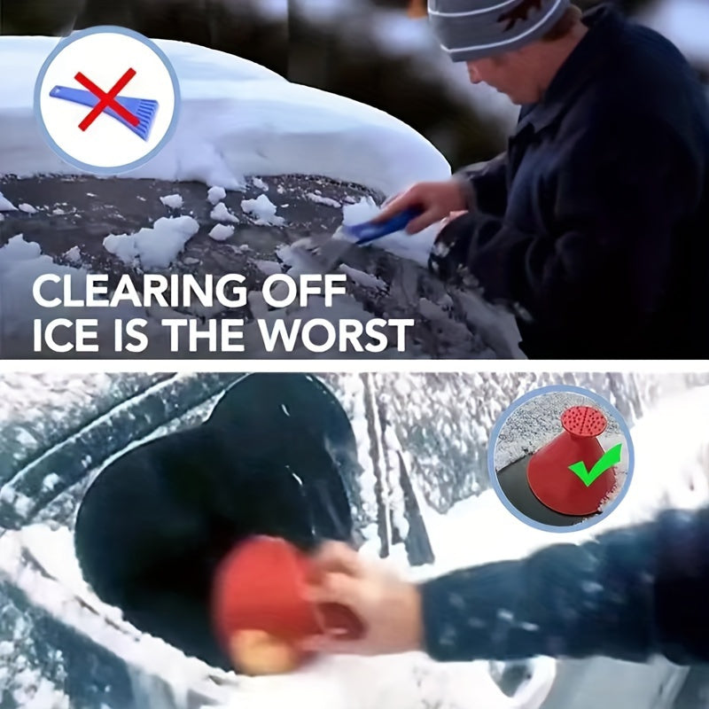 Winter Car Window Scraper - Easy Snow and Ice Removal