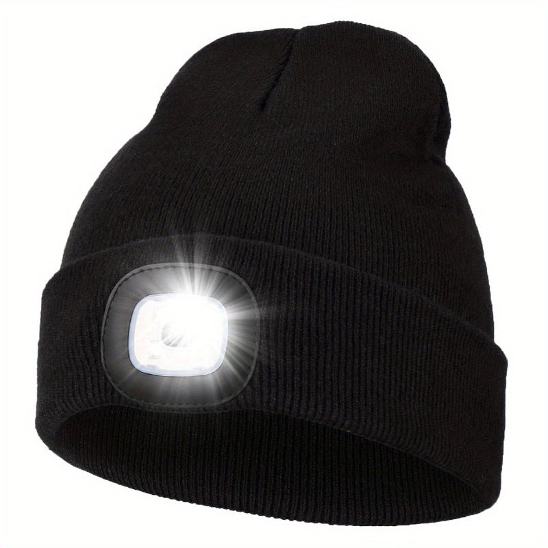 Unisex Beanie with LED Light – Handy Lighting for Evening Walks