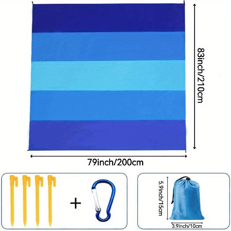 Extra Large Waterproof Beach Blanket - Lightweight and Ideal for Outdoor Use