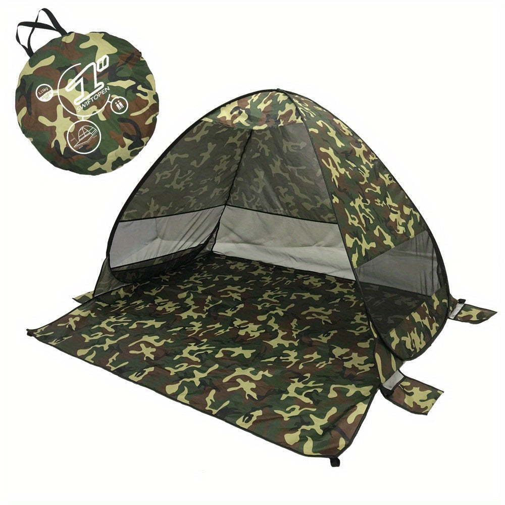 Portable Beach Tent for 2-3 People – UPF 50 Protection and Lightweight Design