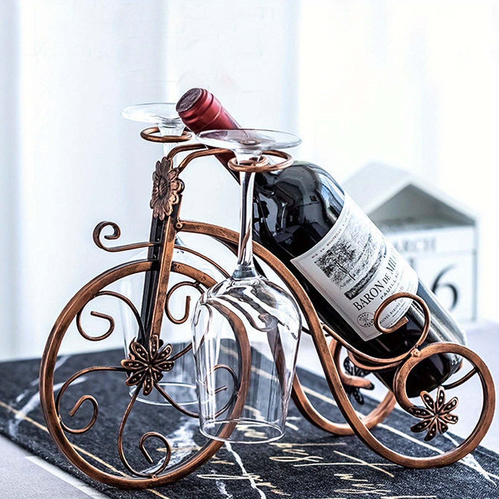 Wine Bike Bottle Holder - For a Refined Taste