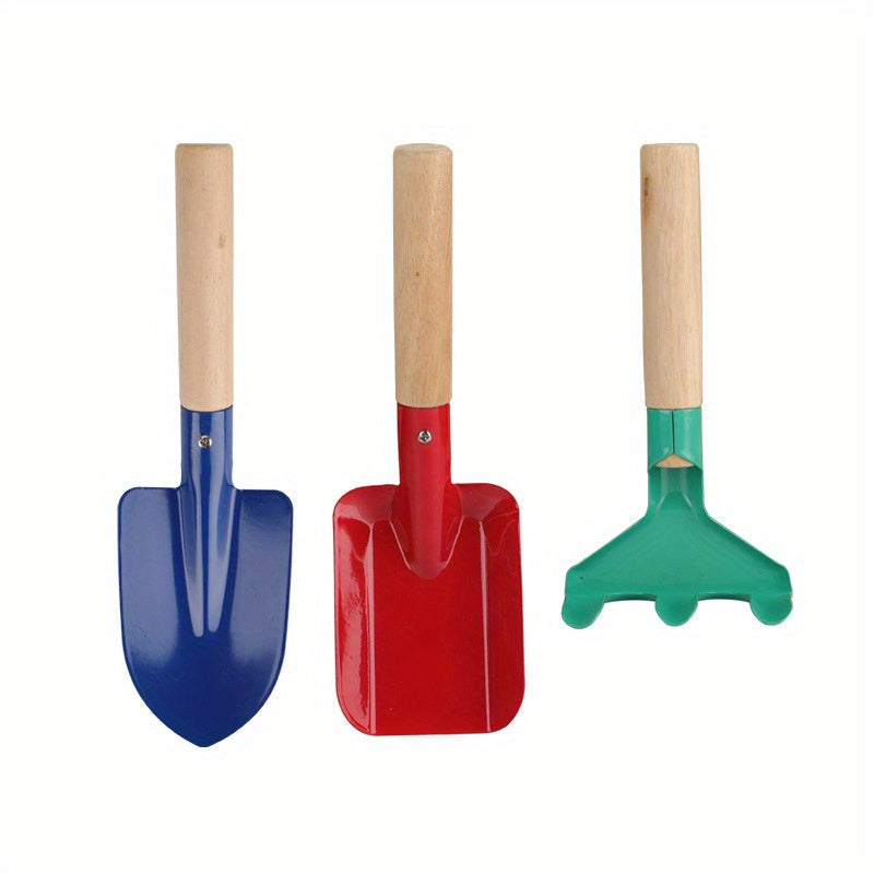 Colorful Kids Garden and Sand Tool Set – Outdoor and Garden Toy Set