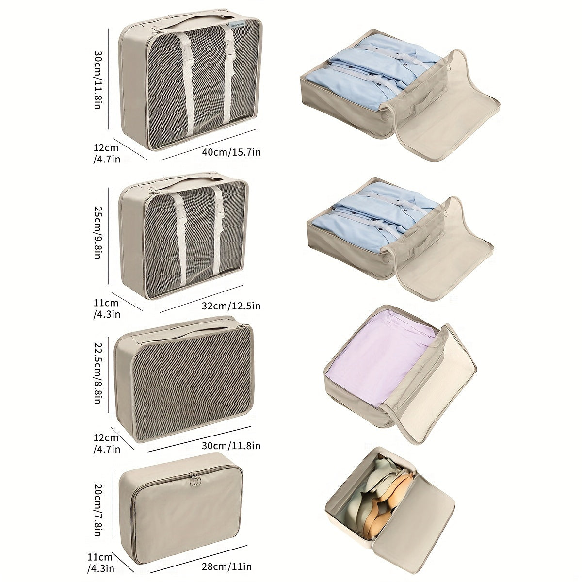 PackMate 11-Piece Packing Cube Set – Organize Your Luggage
