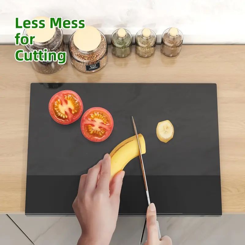 Acrylic Cutting Board with Non-Slip Surface - Durable Kitchen Tool for Safe Cutting