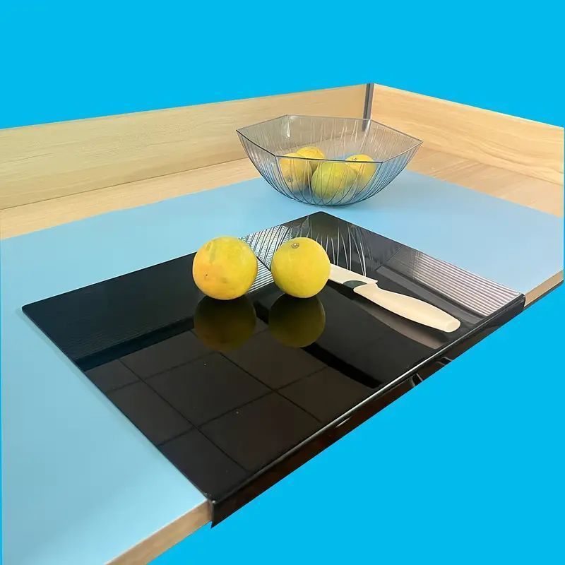 Acrylic Cutting Board with Non-Slip Surface - Durable Kitchen Tool for Safe Cutting