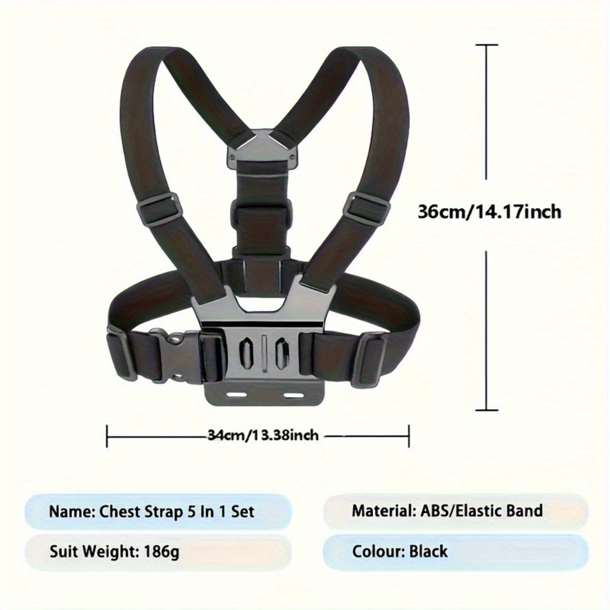 Handsfree Chest Strap - For Easy Filming and Taking Photos