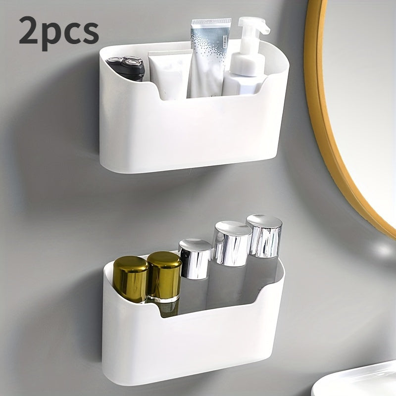 2-Piece Wall Organizer Set – Compact and Convenient for Immediate Storage Without Drilling