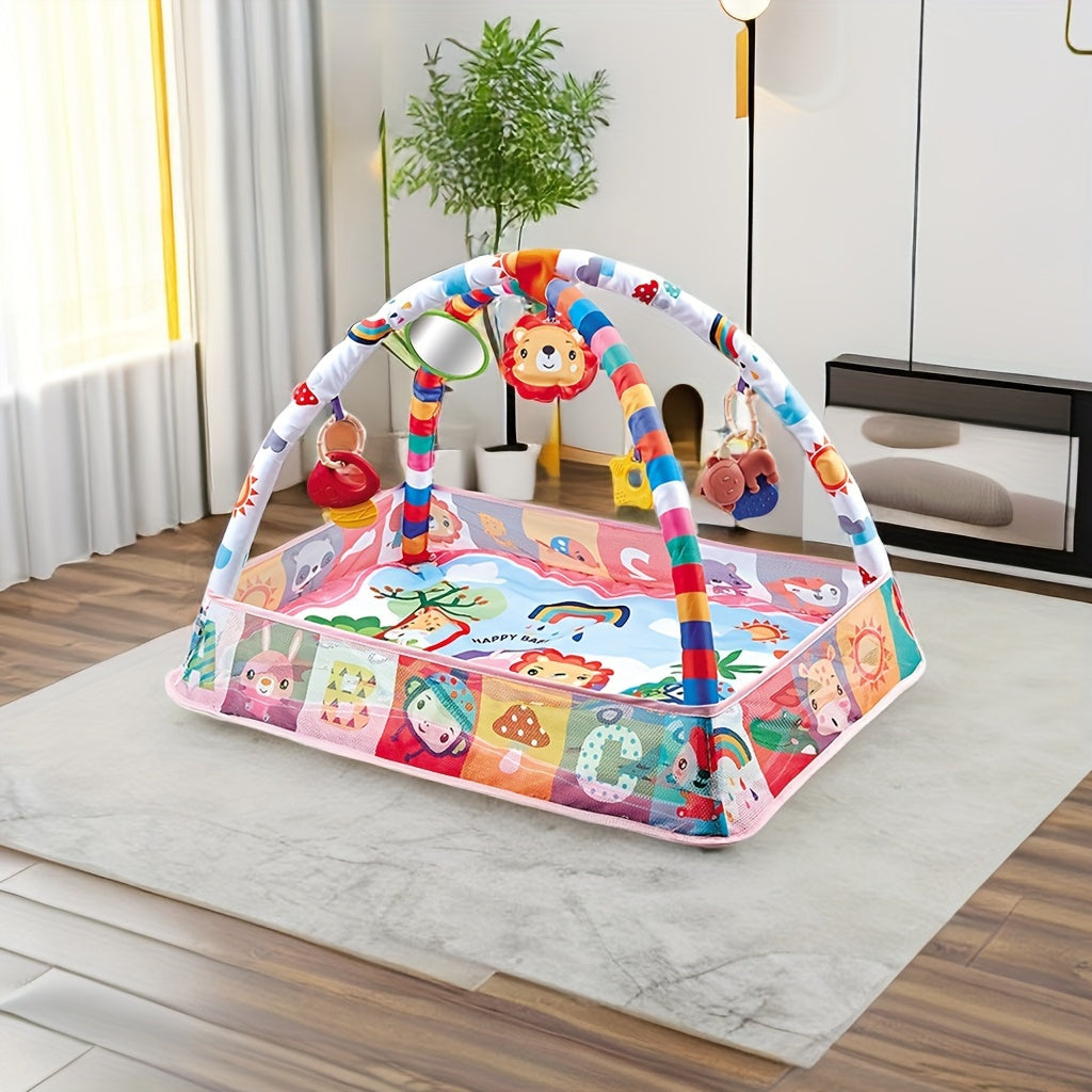 Happy Play Gym - Colorful Play Tent with Accessories for Babies