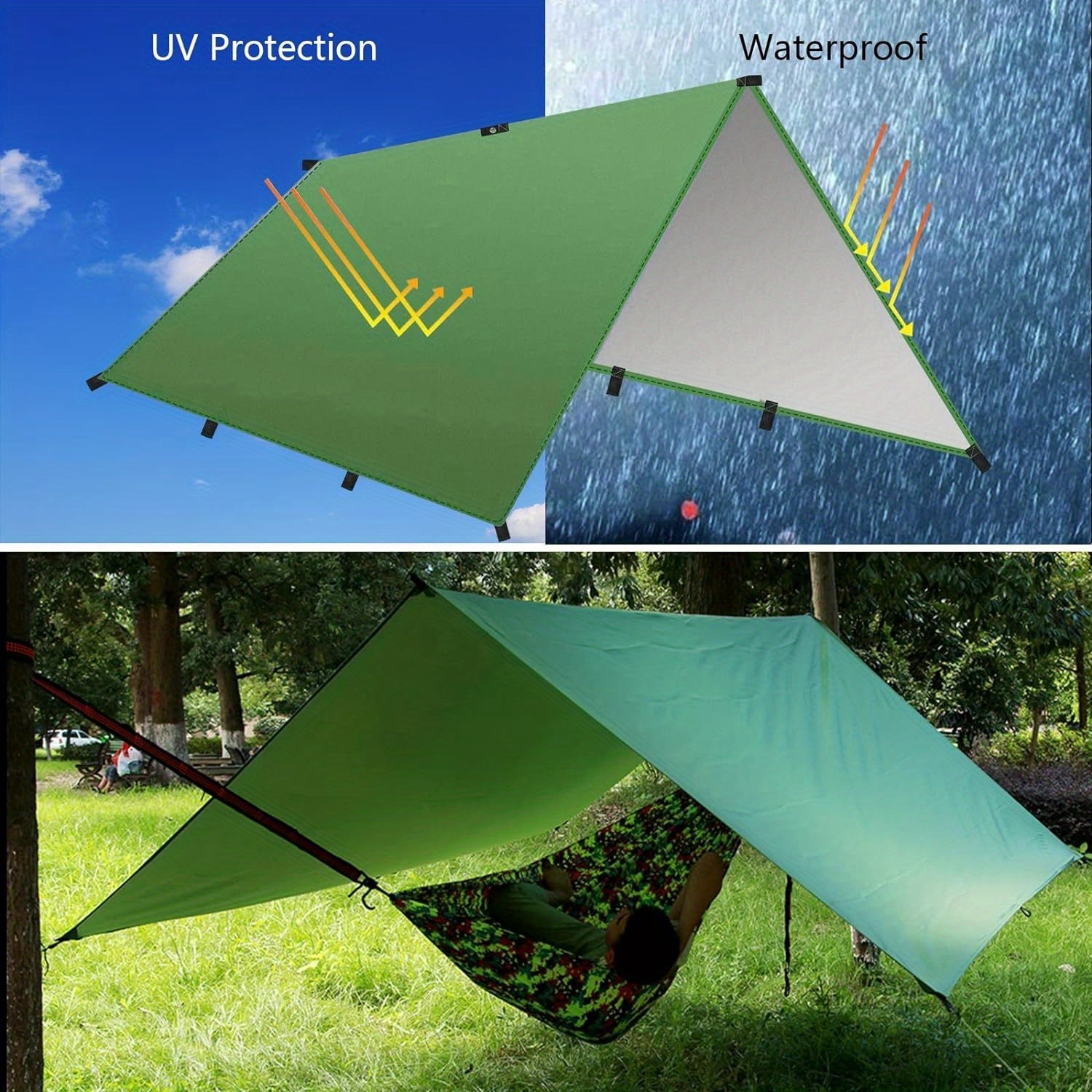Camping Canopy 3x3 Meters - Waterproof and Windproof