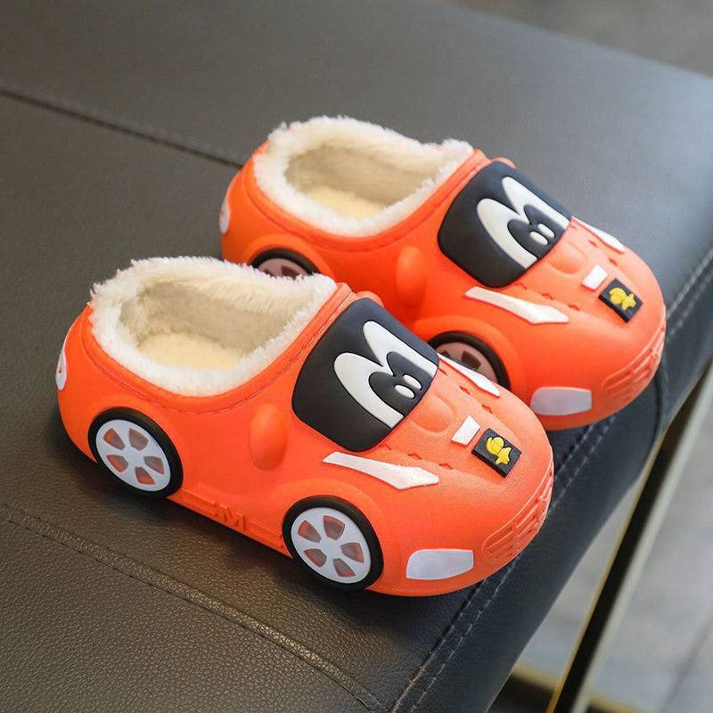 Joyful Car Slippers for Kids - Playful and Comfortable for Home