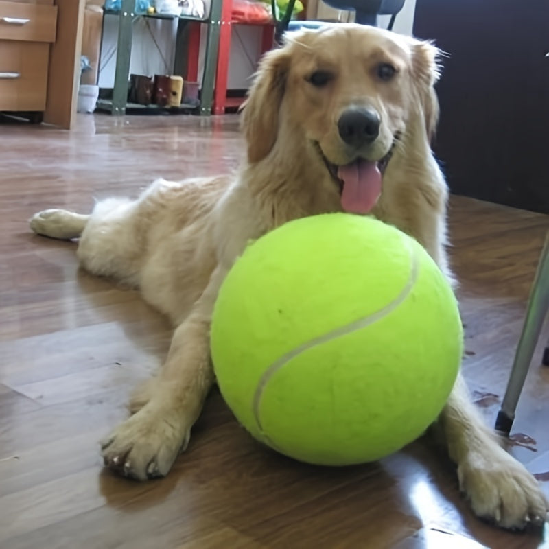 Extra Durable Large Dog Tennis Ball – Ideal for Outdoor Play and Activity