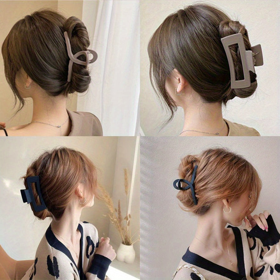 Soft Caramel Hair Clips Set – Stylish and Practical Clips for Every Day
