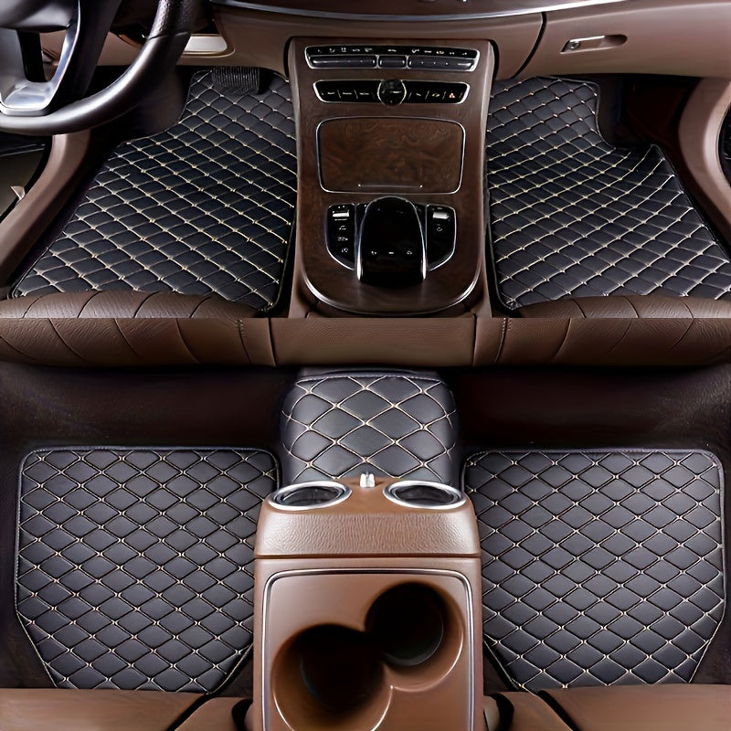 Premium PU Leather Floor Mats – Durable and Easy to Maintain