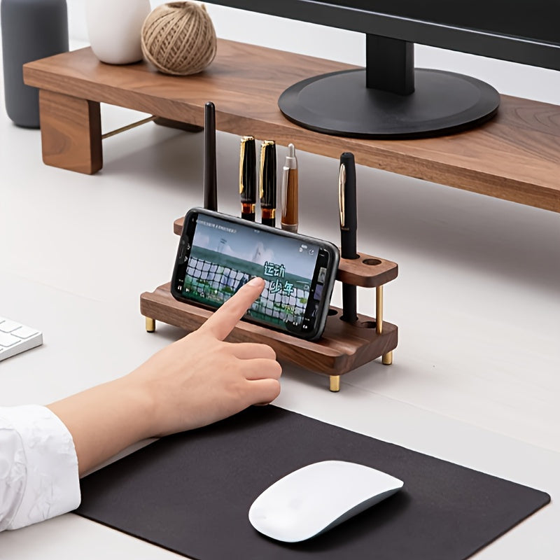 WalnutCraft Desk Organizer – Elegant and Functional in One