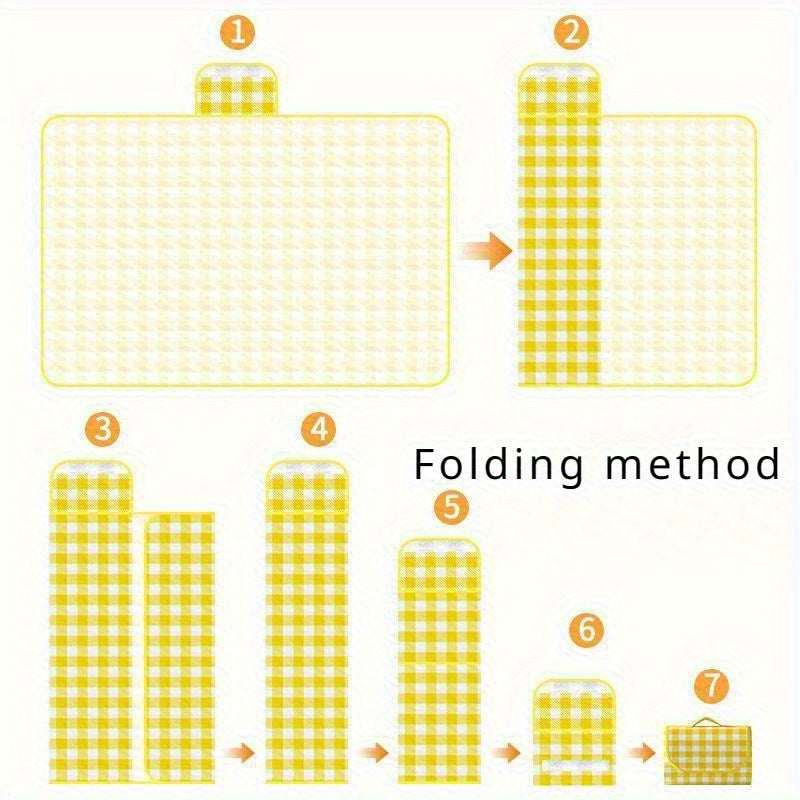 Waterproof and Foldable Picnic Blanket – Ideal for Camping, Beach, and Outdoor Adventures